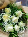 Çiçekçi - 7 Beyaz Gül Buketi