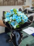 Çiçekçi - Mavi Çiçek Buketi